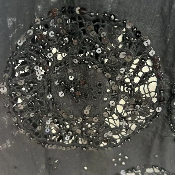 Spectacular Black Antica Sartoria off the shoulder dress - Picture 5 of 11